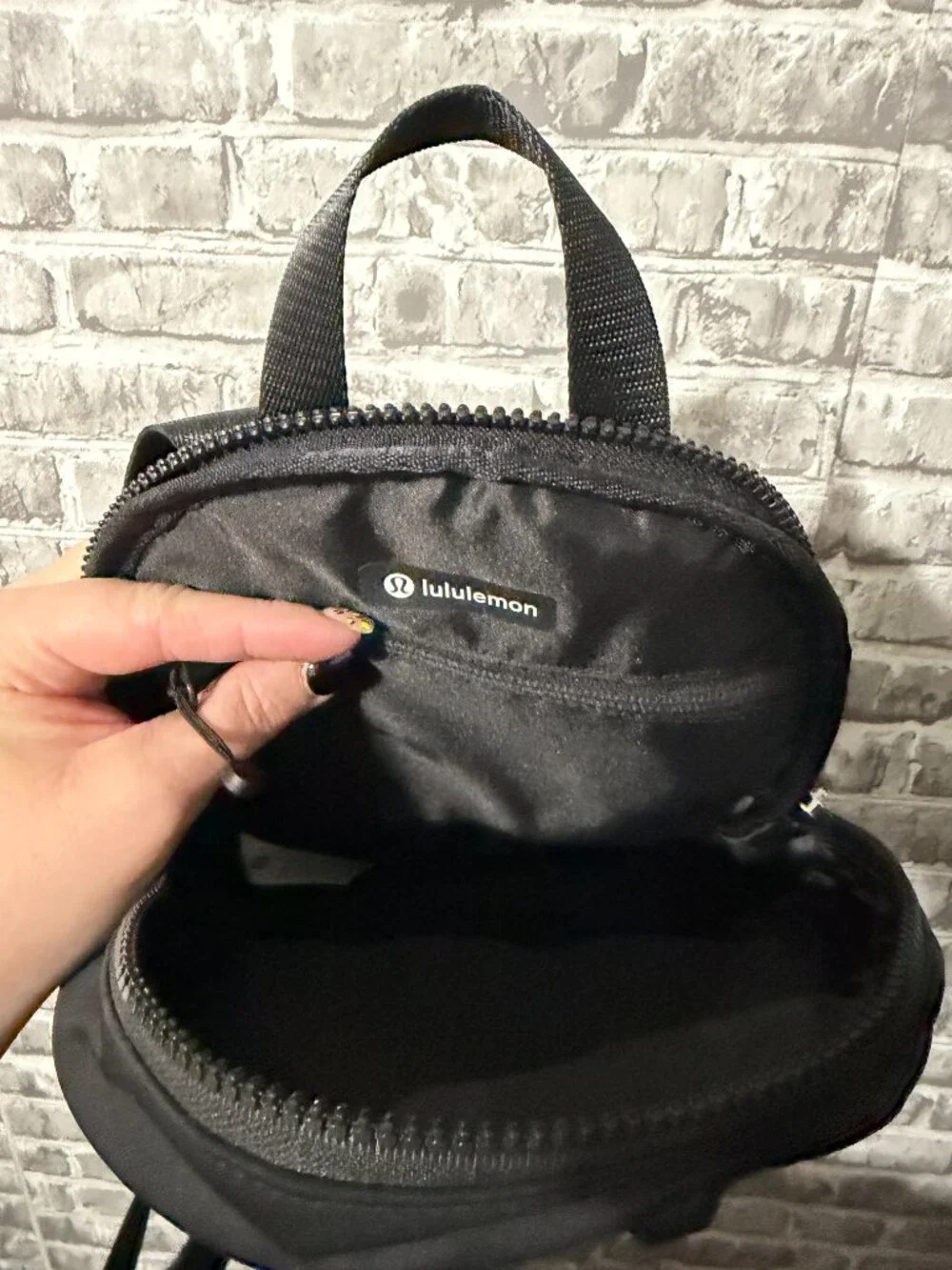 lululemon athletica Knit Nylon Micro Backpack 4L - Black NWOT